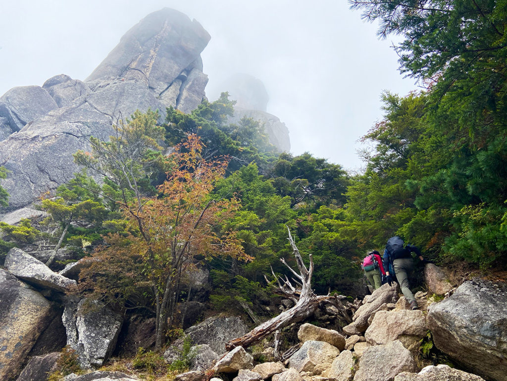 山頂まであと少し