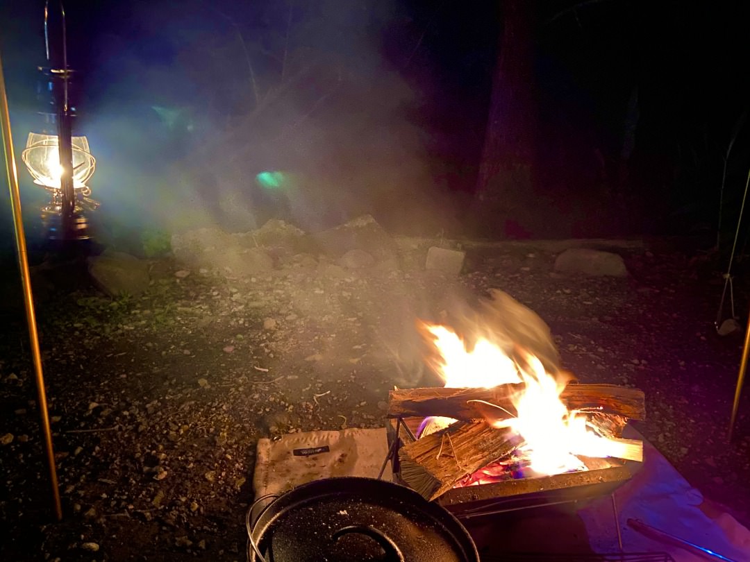 焚き火はキャンプの楽しみの一つ！